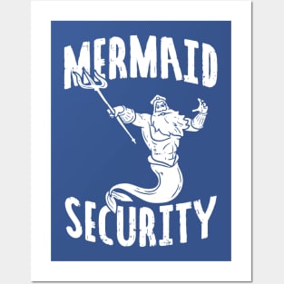 Mermaid Security 2 Posters and Art